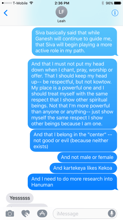 2017 Convo with Leah about Siva