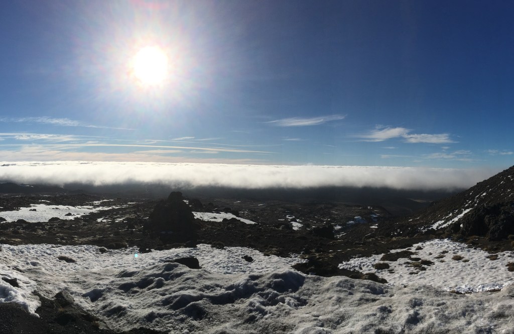 2016 Sun Above the Clouds, Whakapapa, New Zealand