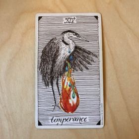 2017 Temperance Tarot  Card