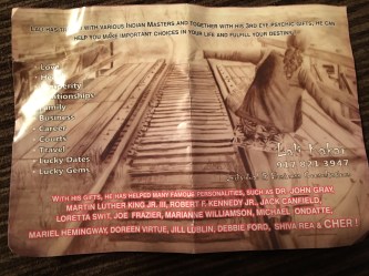 2018 Lali Kakar Flyer - Back